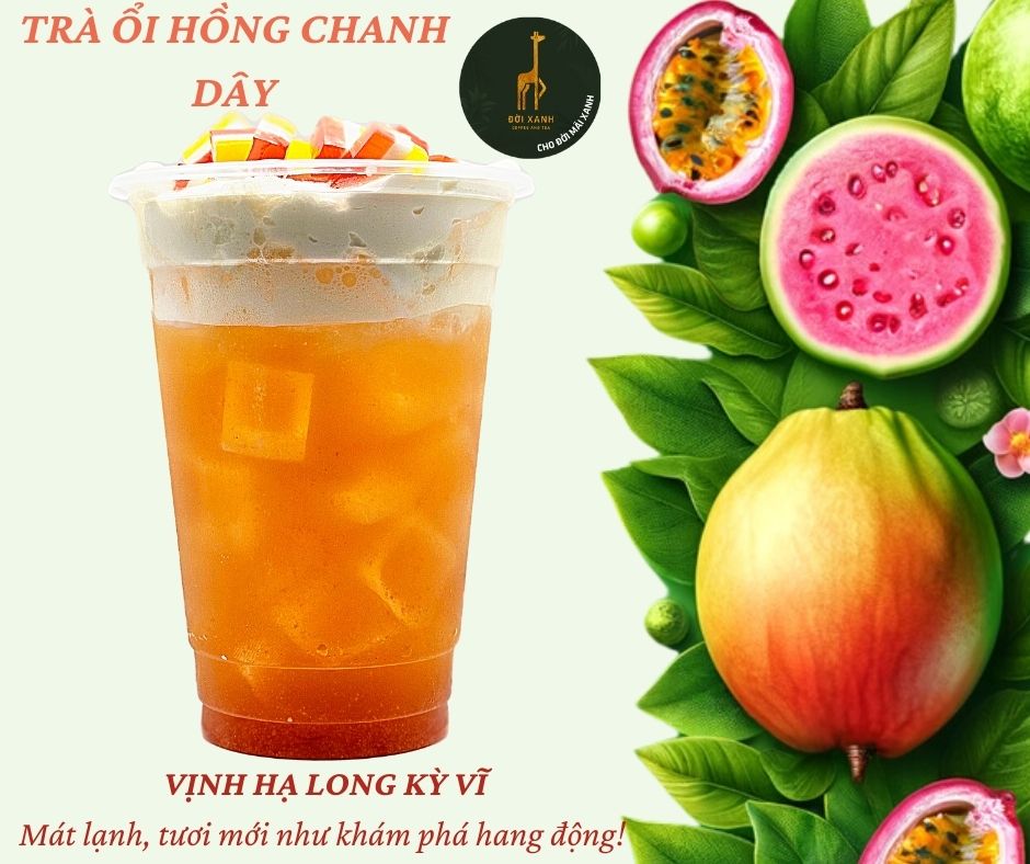 Tea with Pink Guava & Passion Fruit (Jasmine tea)