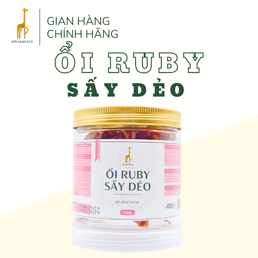 Ổi Ruby Sấy Dẻo (Hủ)