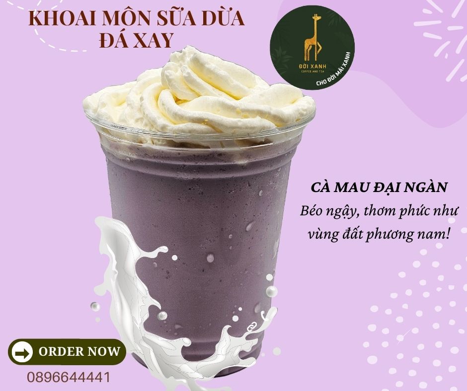 Ice Blended with Taro & Coconut